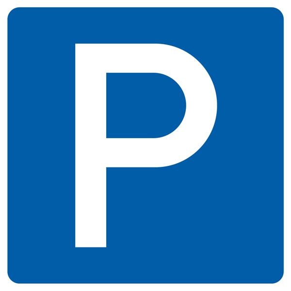 Parkplatz Aufkleber 30cm - iRace Design